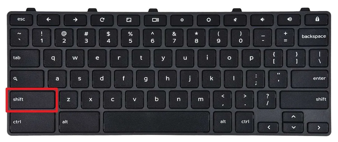 Cara Menyalakan CAPS LOCK di Tablet/Laptop Chromebook 4 Shift Cara Menyalakan CAPS LOCK di Tablet/Laptop Chromebook 4 Shift