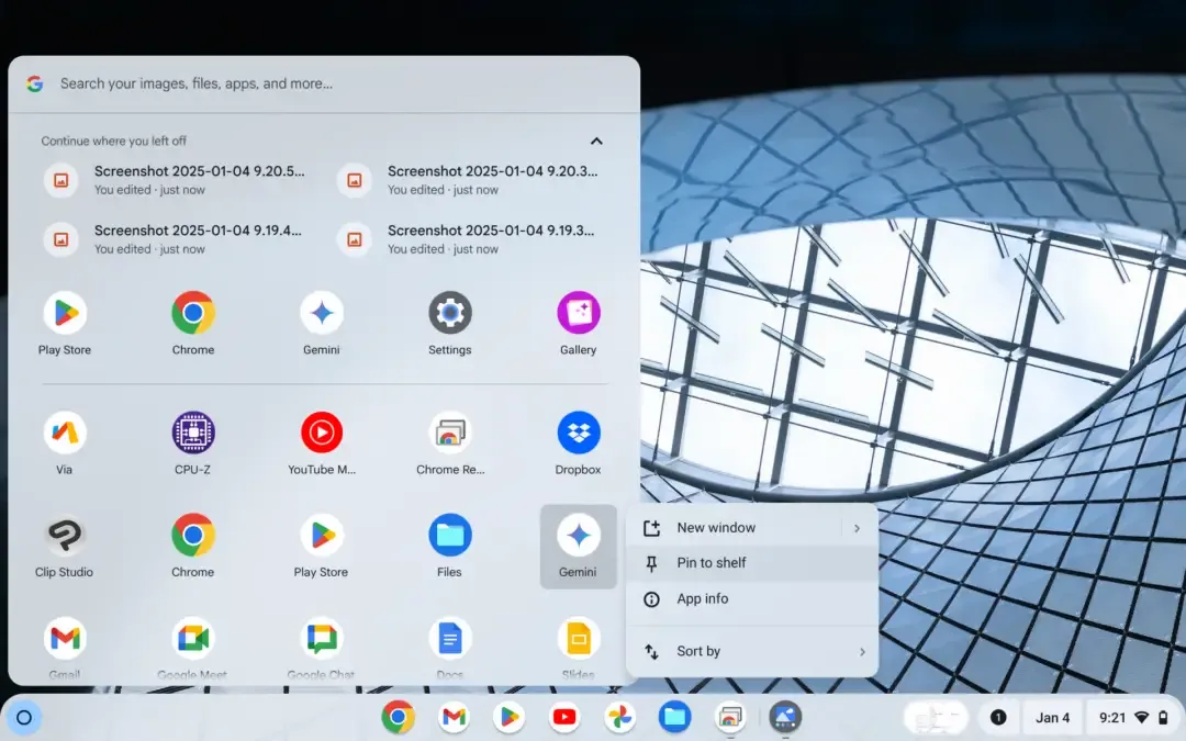 Cara Install dan Menggunakan Gemini di Chromebook Kamu 4 Screenshot 2025 01 04 9.21.40 PM Cara Install dan Menggunakan Gemini di Chromebook Kamu 4 Screenshot 2025 01 04 9.21.40 PM