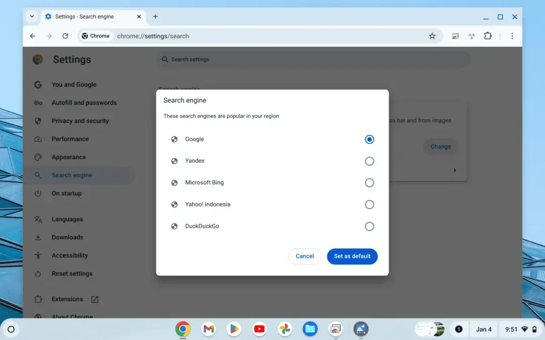 Cara Mengubah Default Search Engine di Chromebook 3 Screenshot 2025 01 04 9.51.20 PM Cara Mengubah Default Search Engine di Chromebook 3 Screenshot 2025 01 04 9.51.20 PM