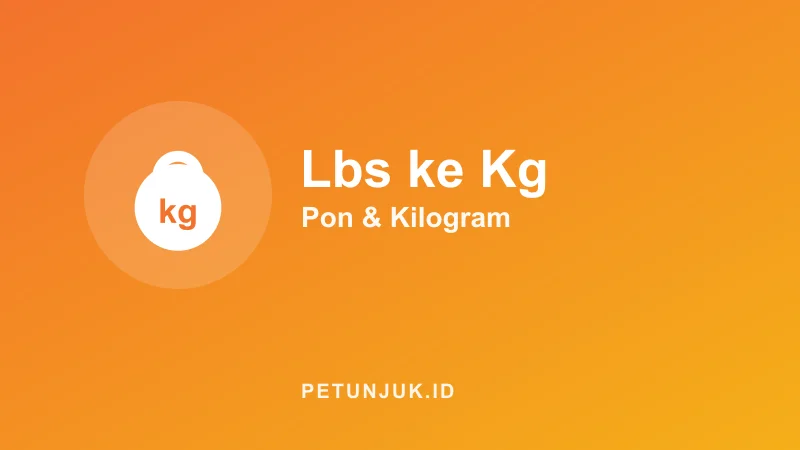 Konversi Lbs ke Kg